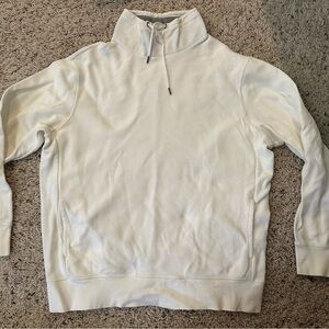 Crémieux Men’s White Mock Neck Sweater